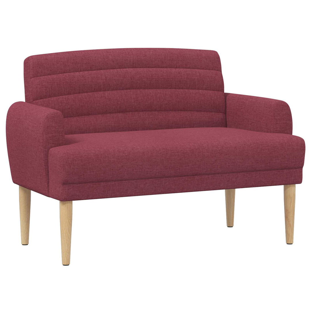 Lænestol med knap tufting Vinrød 116 x 67 x 80 cm Stof