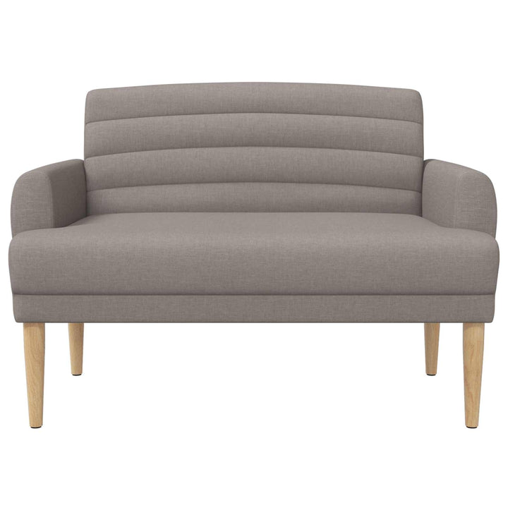 Lænestol med knap tufting Gråbrun 116 x 67 x 80 cm Stof