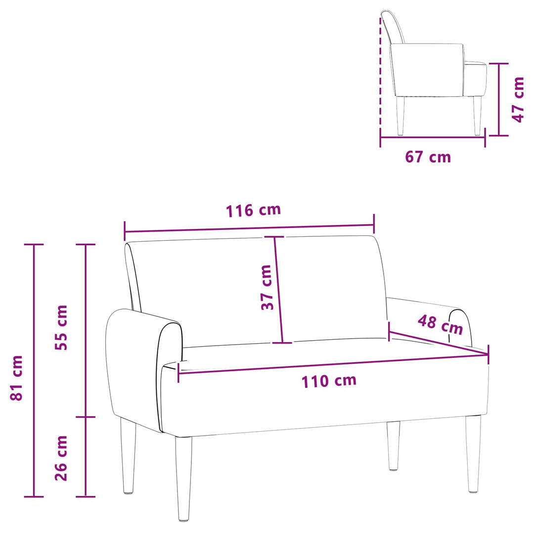 Lænestol med knap tufting Mørkegrå 116 x 67 x 81 cm Velourstof