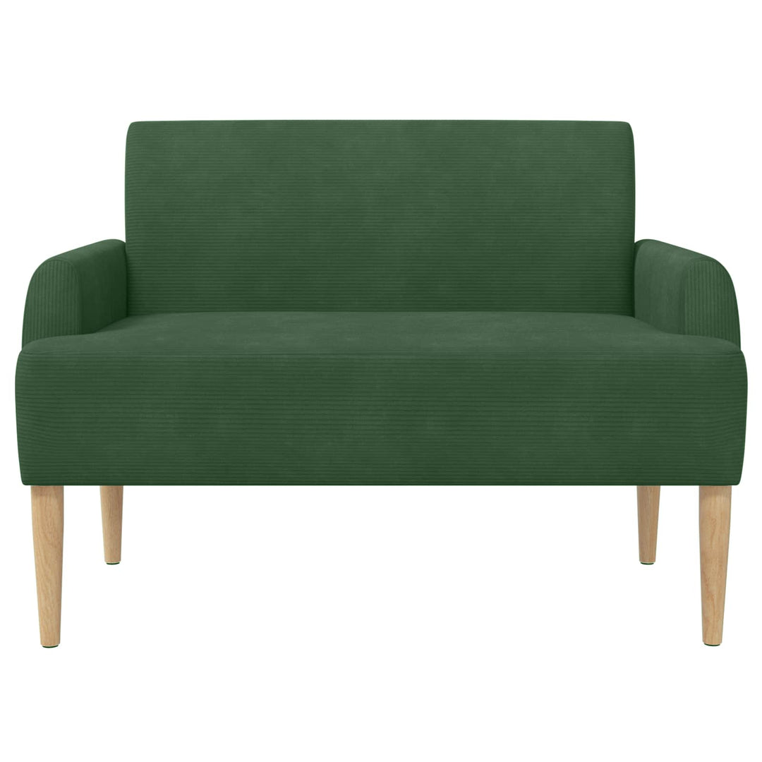 Lænestol med knap tufting Jungle Grøn 116 x 67 x 81 cm