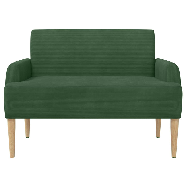 Lænestol med knap tufting Jungle Grøn 116 x 67 x 81 cm