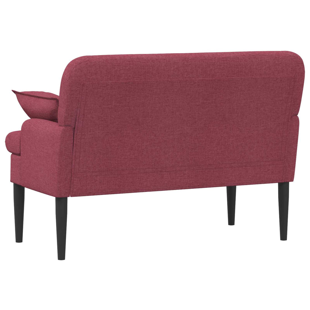 Lænestol med knap tufting Vinrød 111 x 68 x 80 cm Stof