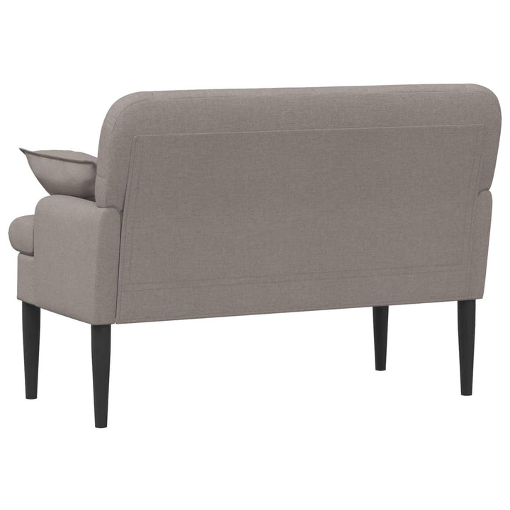 Lænestol med knap tufting Gråbrun 111 x 68 x 80 cm Stof