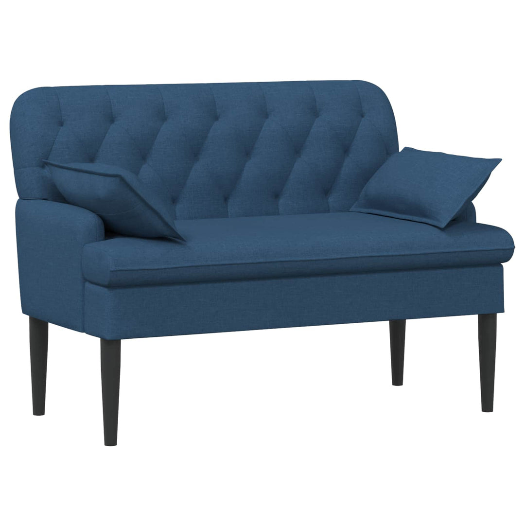 Lænestol med knap tufting Blå 111 x 68 x 80 cm Stof