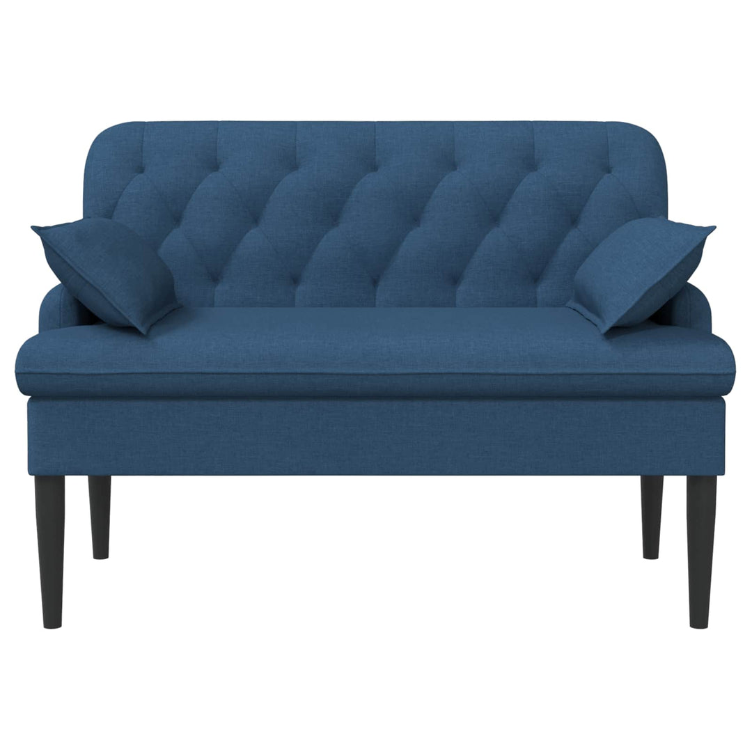 Lænestol med knap tufting Blå 111 x 68 x 80 cm Stof