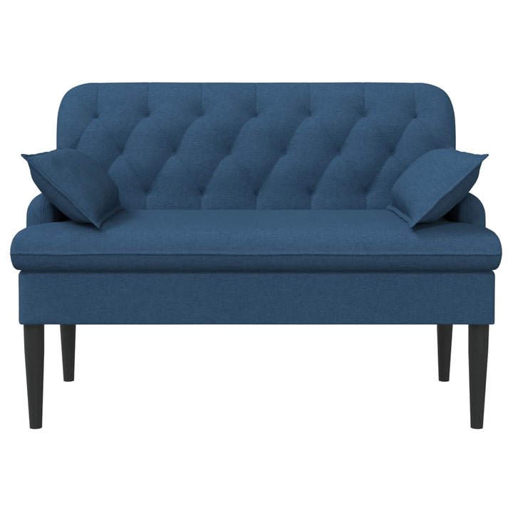 Lænestol med knap tufting Blå 111 x 68 x 80 cm Stof