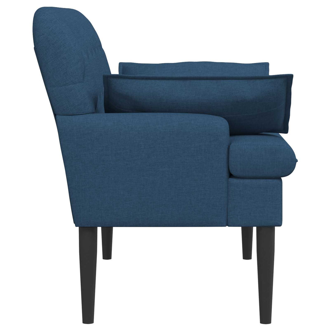 Lænestol med knap tufting Blå 111 x 68 x 80 cm Stof