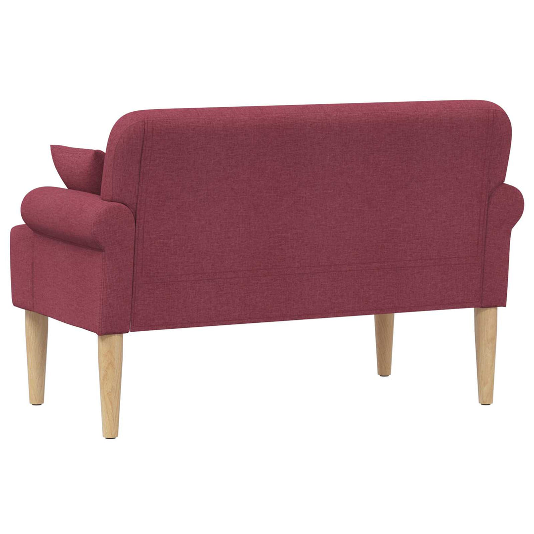 Lænestol med knap tufting Vinrød 120 x 65 x 79 cm Stof