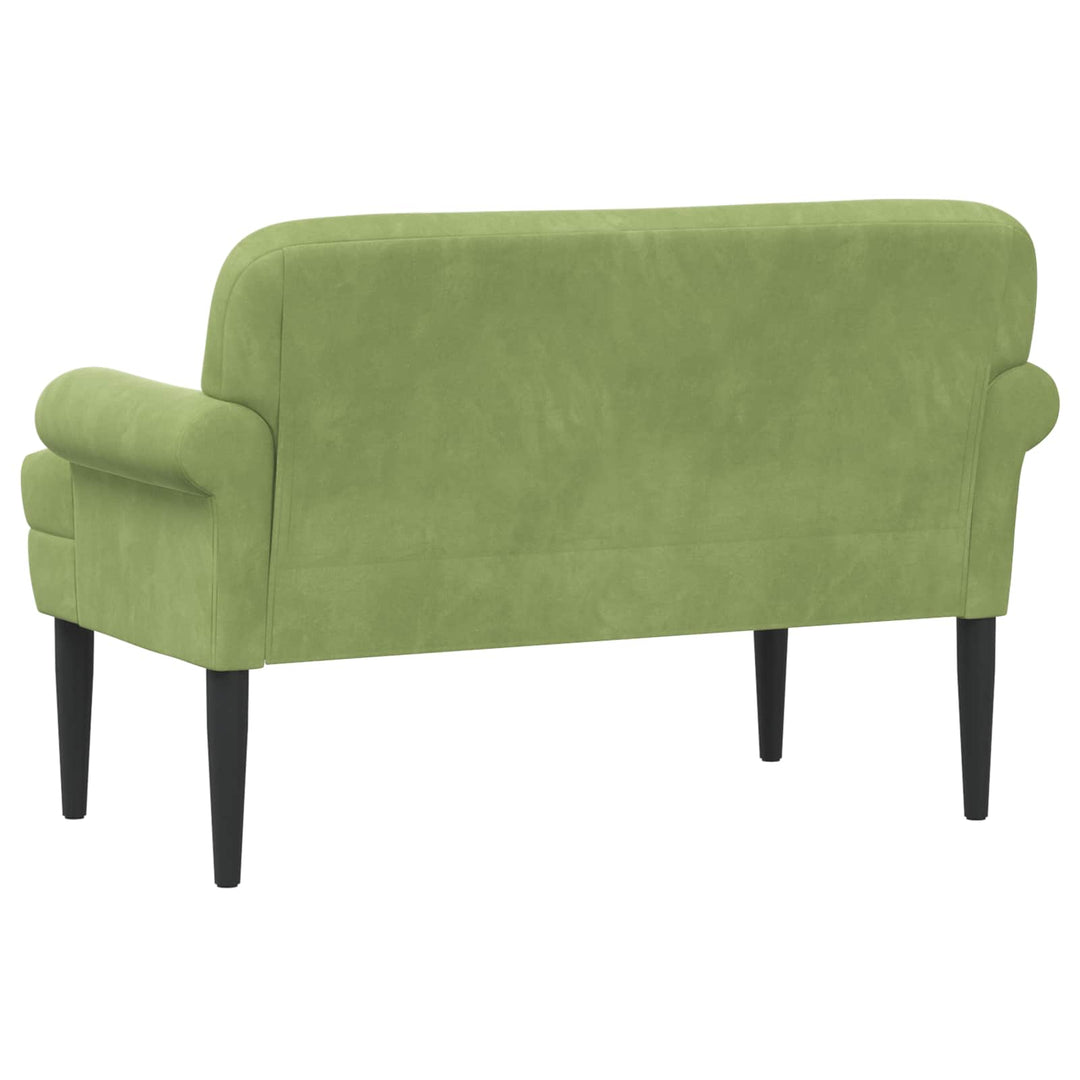 Lænestol med knap tufting Lys grøn 120 x 66 x 78 cm Velour (V)