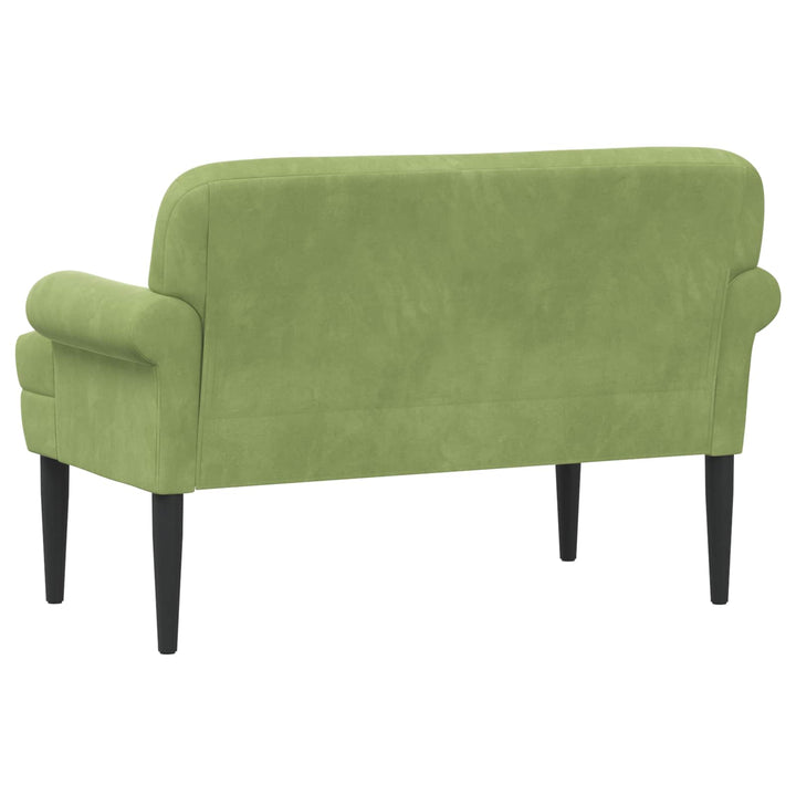 Lænestol med knap tufting Lys grøn 120 x 66 x 78 cm Velour (V)