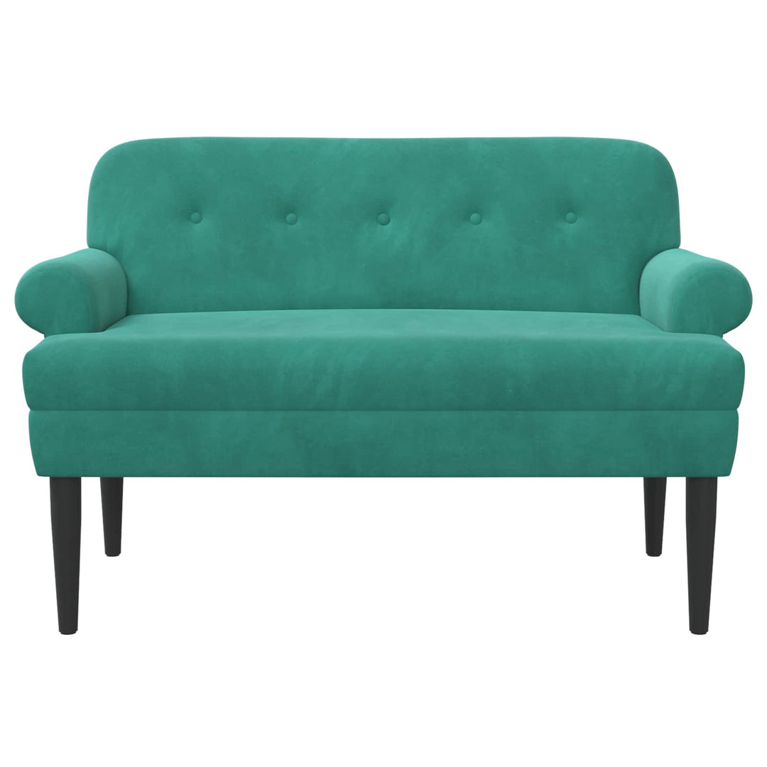 Lænestol med knap tufting Turkis 120 x 66 x 78 cm Fløjl