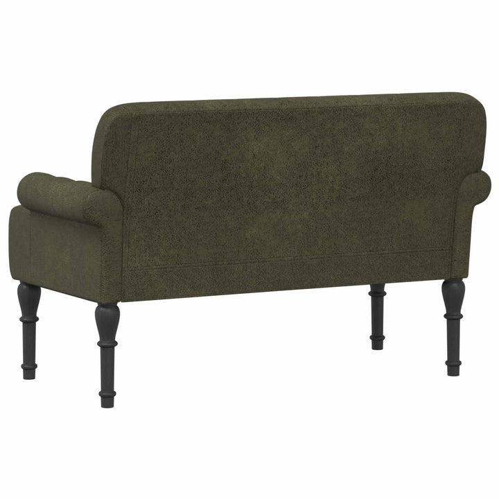 Lænestol med knap tufting Army Grøn 120 x 65 x 78 cm