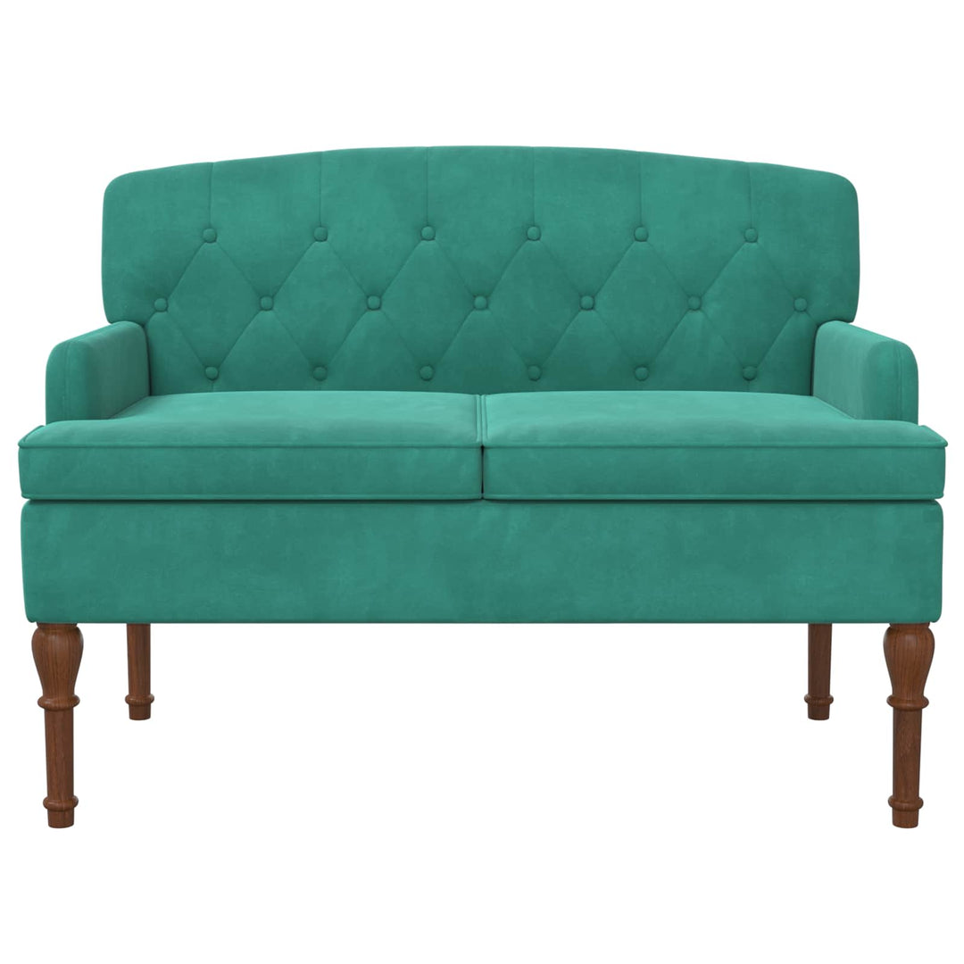 Lænestol med knap tufting Turkis 111 x 65 x 79 cm Fløjl