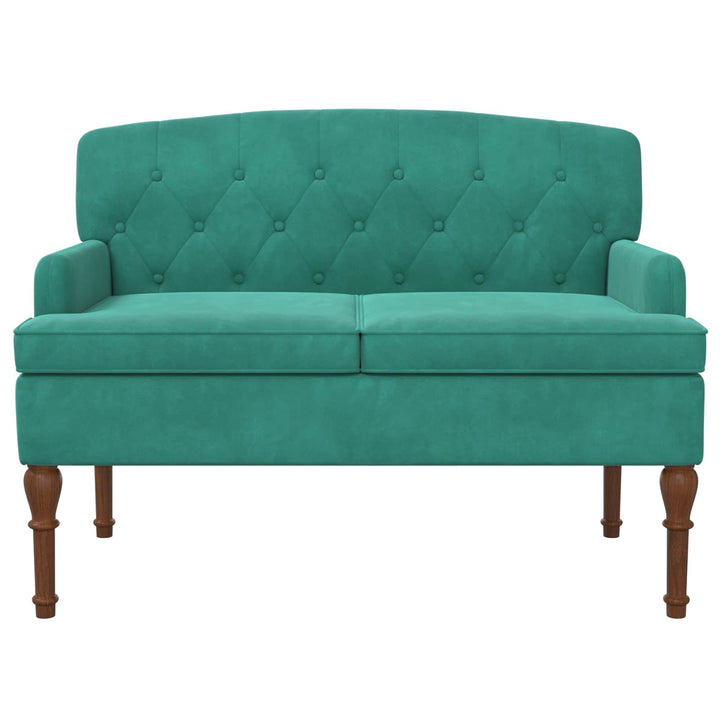 Lænestol med knap tufting Turkis 111 x 65 x 79 cm Fløjl