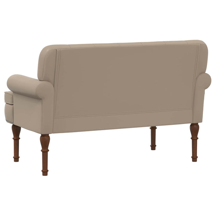 Lænestol med knap tufting Cappuccino 120 x 65 x 77 cm