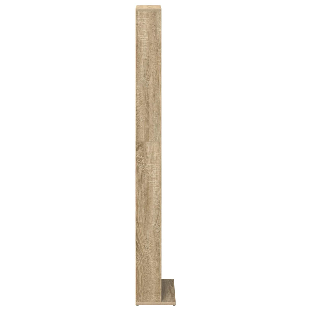 CD Skab Sonoma-eg 33 x 23,5 x 175 cm Konstrueret træ
