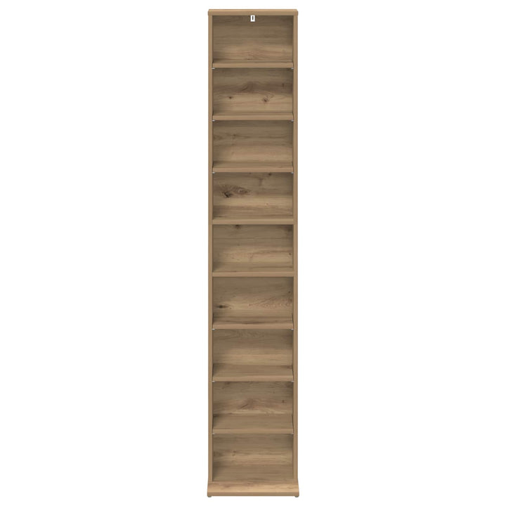 CD Skab Artisan-eg 33 x 23,5 x 175 cm Konstrueret træ