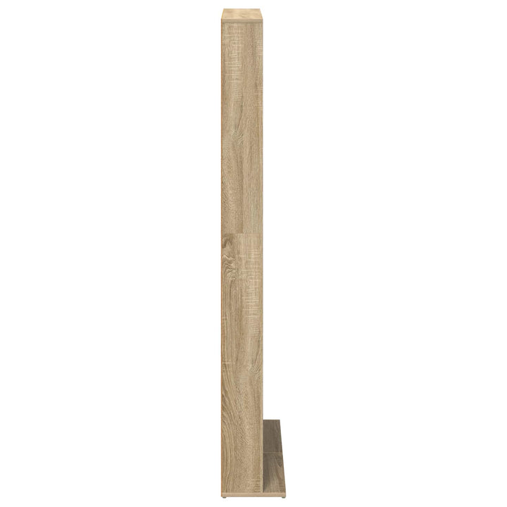 CD Skab Sonoma-eg 65 x 23,5 x 175 cm Konstrueret træ
