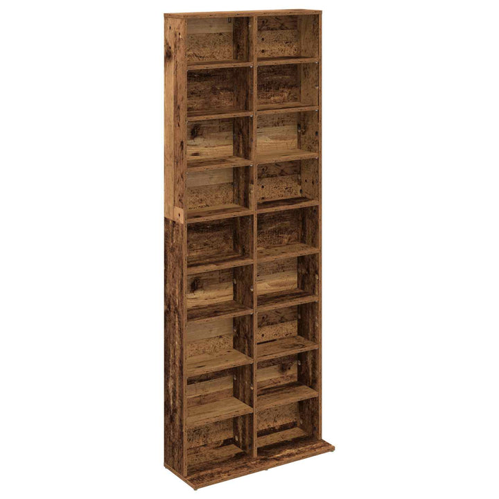 CD Skab Gammelt træ 65 x 23,5 x 175 cm Konstrueret træ