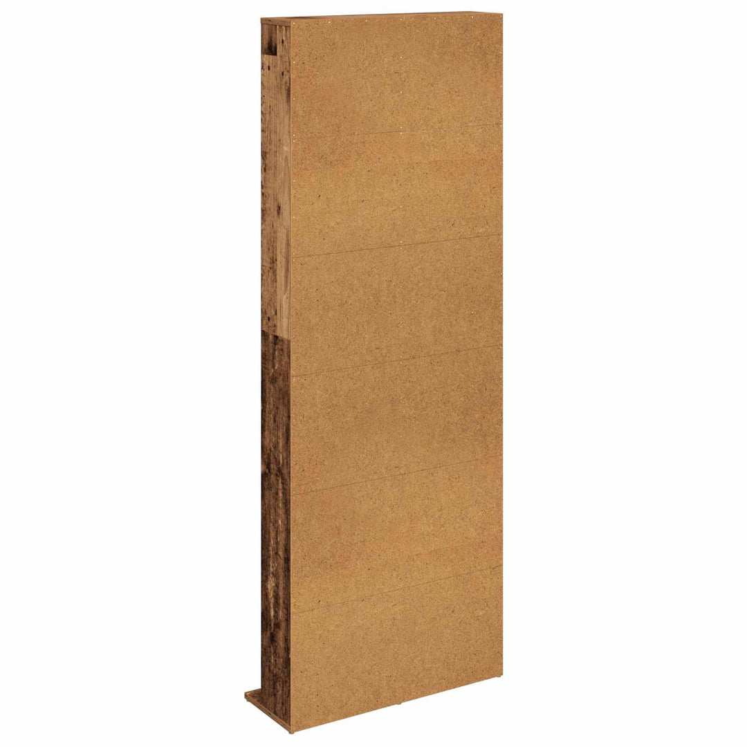 CD Skab Gammelt træ 65 x 23,5 x 175 cm Konstrueret træ