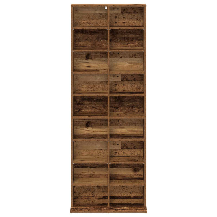 CD Skab Gammelt træ 65 x 23,5 x 175 cm Konstrueret træ