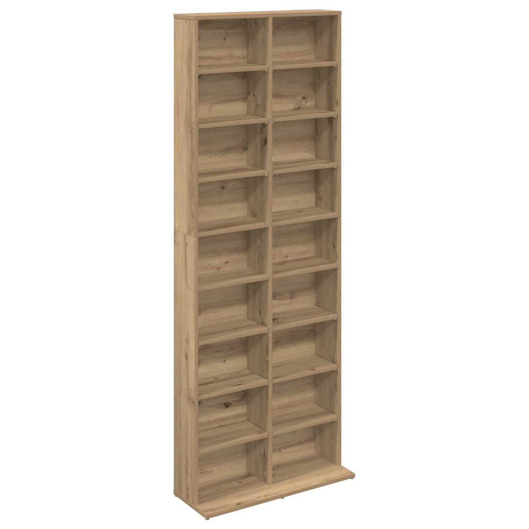 CD Skab Artisan-eg 65 x 23,5 x 175 cm Konstrueret træ