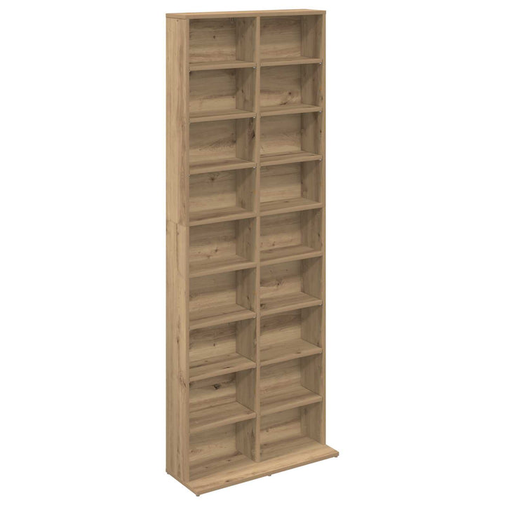 CD Skab Artisan-eg 65 x 23,5 x 175 cm Konstrueret træ