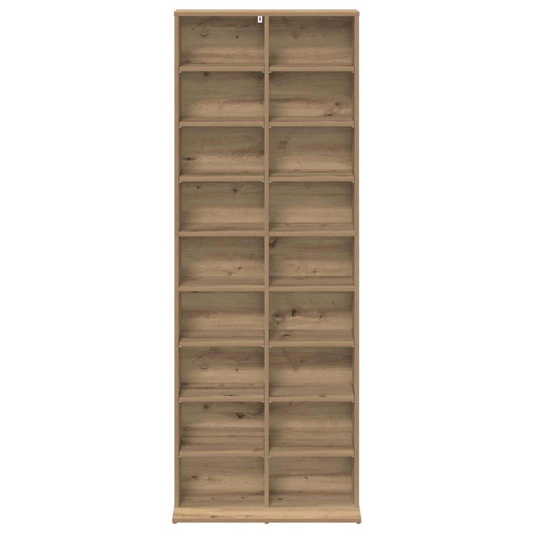 CD Skab Artisan-eg 65 x 23,5 x 175 cm Konstrueret træ