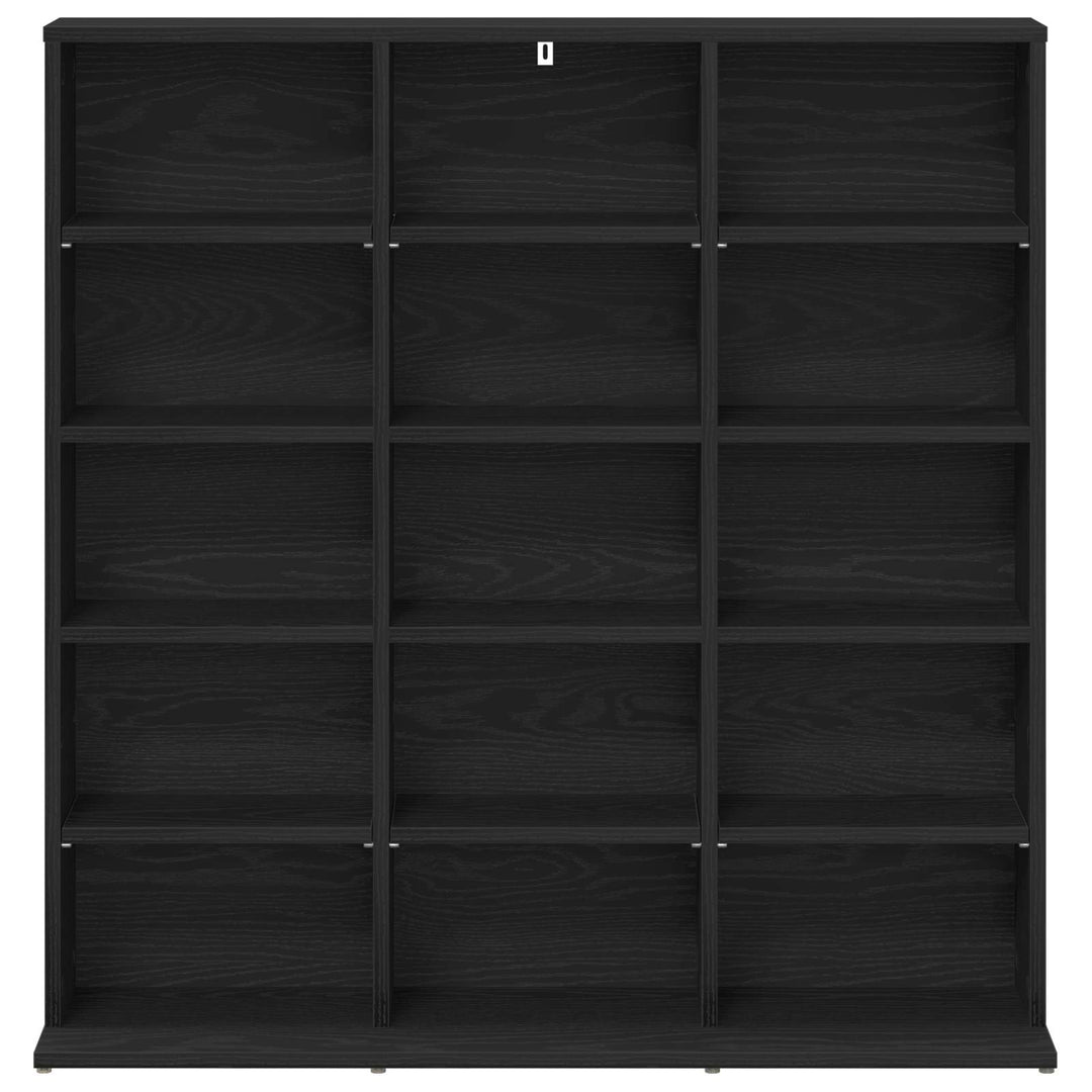 CD Skab Sort eg 96 x 23,5 x 97,5 cm Konstrueret træ