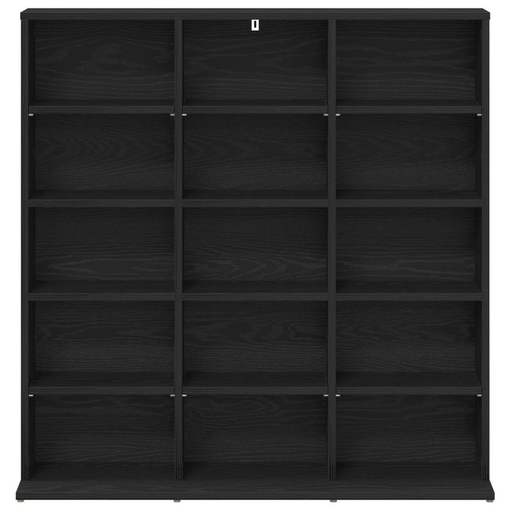 CD Skab Sort eg 96 x 23,5 x 97,5 cm Konstrueret træ