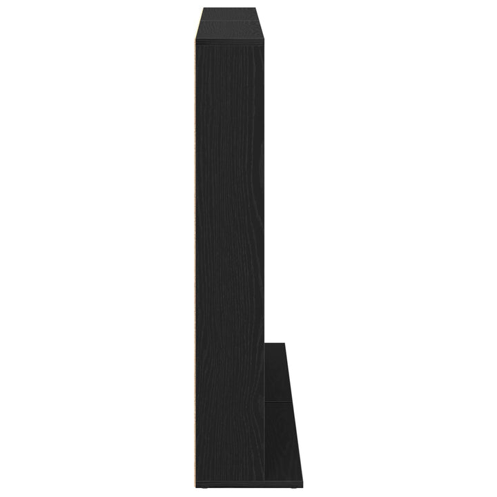 CD Skab 2 stk. Sort eg 65 x 23,5 x 97,5 cm Konstrueret træ