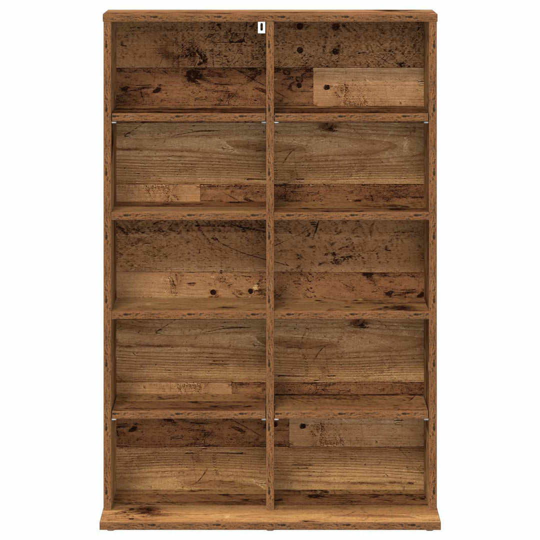 CD Skab Gammelt træ 65 x 23,5 x 97,5 cm Konstrueret træ