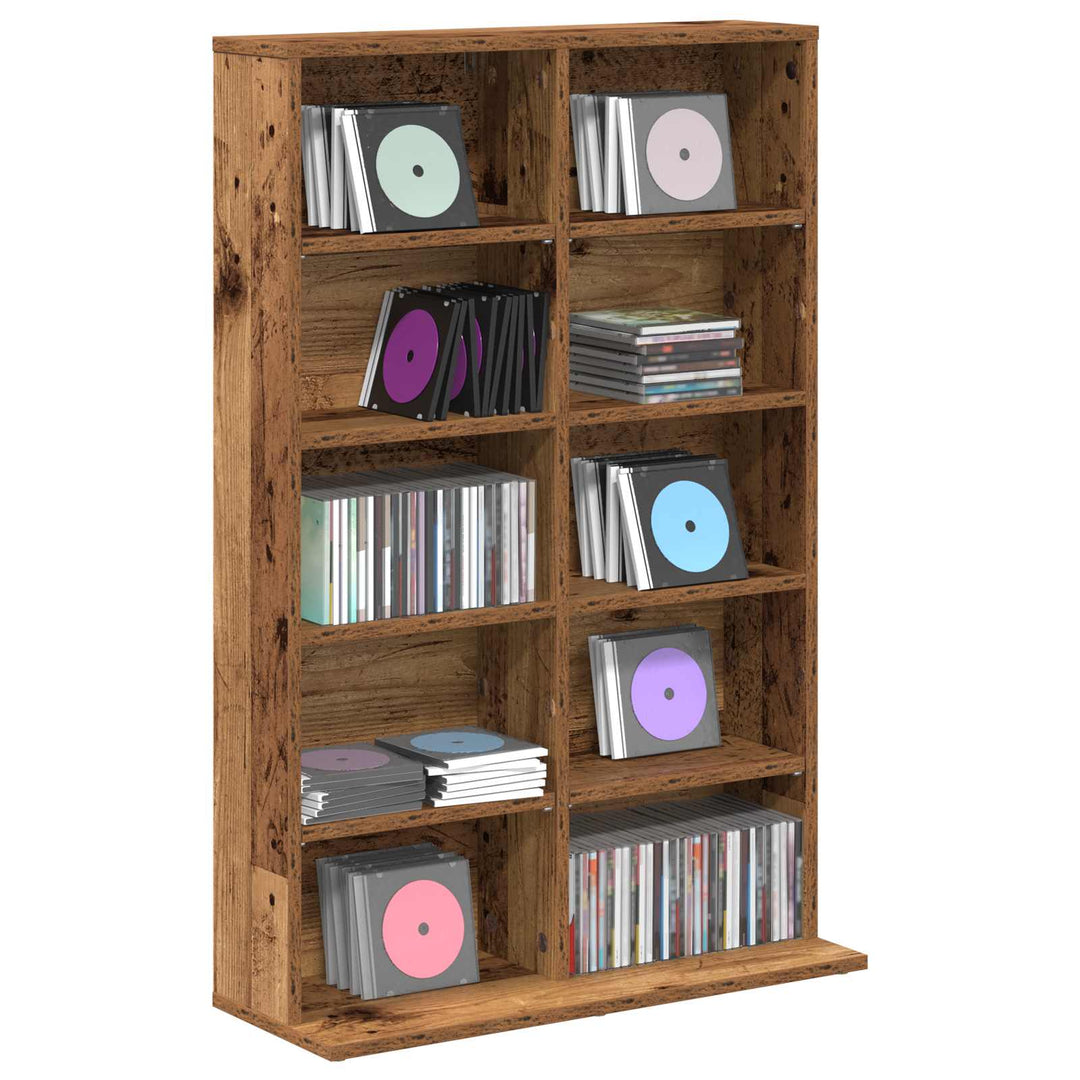 CD Skab Gammelt træ 65 x 23,5 x 97,5 cm Konstrueret træ