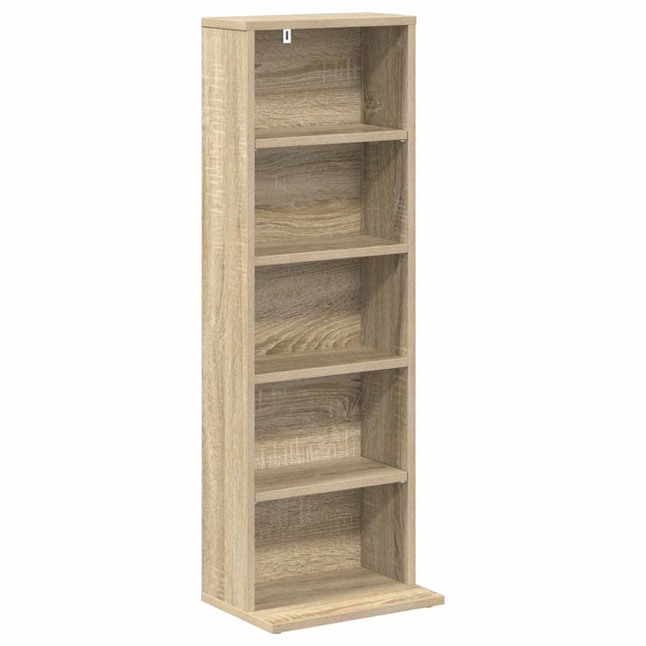 CD Skab Sonoma-eg 33 x 23,5 x 97,5 cm Konstrueret træ