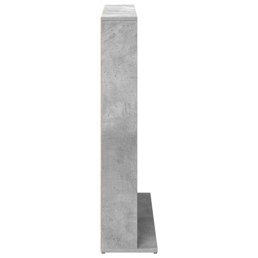 CD Skab Betongrå 33 x 23,5 x 97,5 cm Konstrueret træ