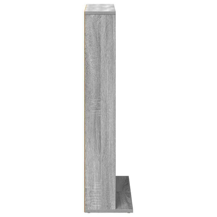 CD Skab 2 stk. Grå Sonoma 33 x 23,5 x 97,5 cm Konstrueret træ