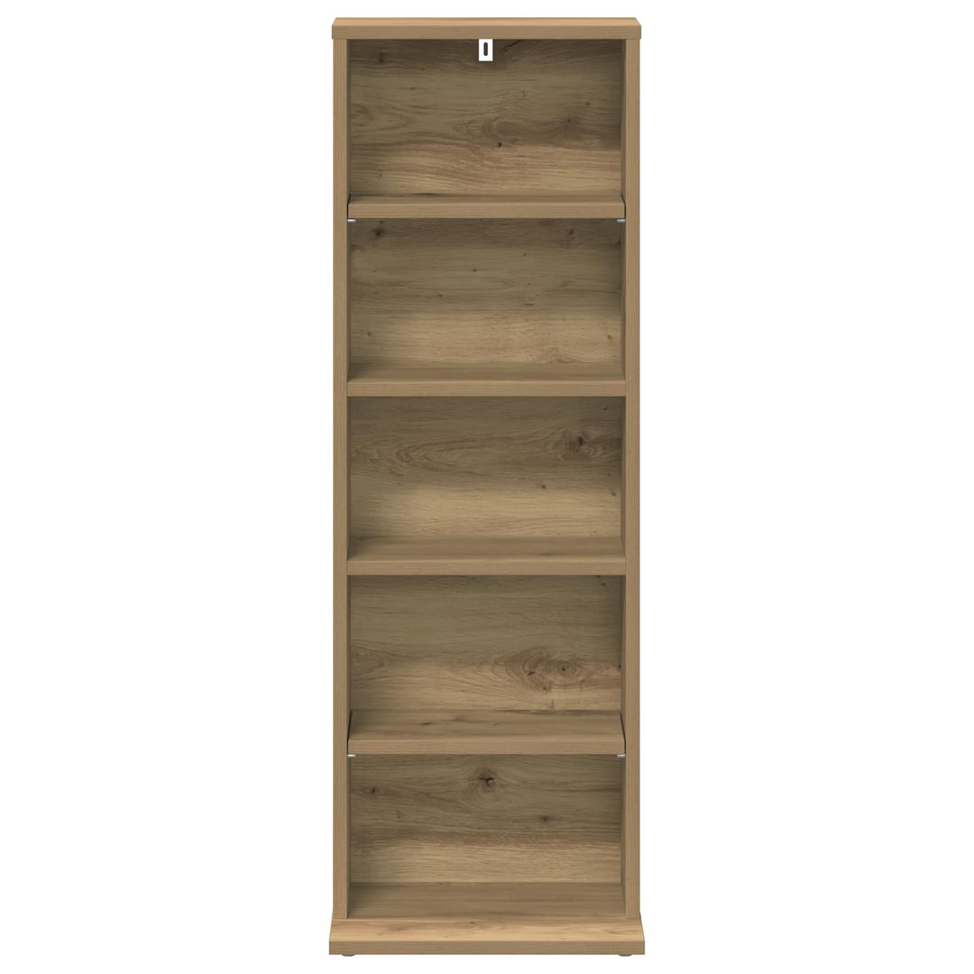 CD Skab Artisan-eg 33 x 23,5 x 97,5 cm Konstrueret træ