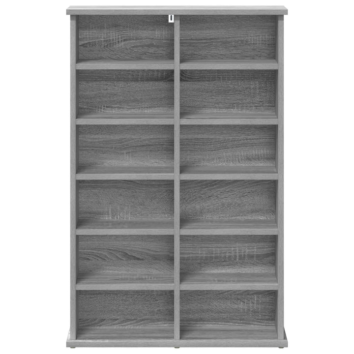CD Skab Grå Sonoma 60 x 17 x 92 cm Konstrueret træ