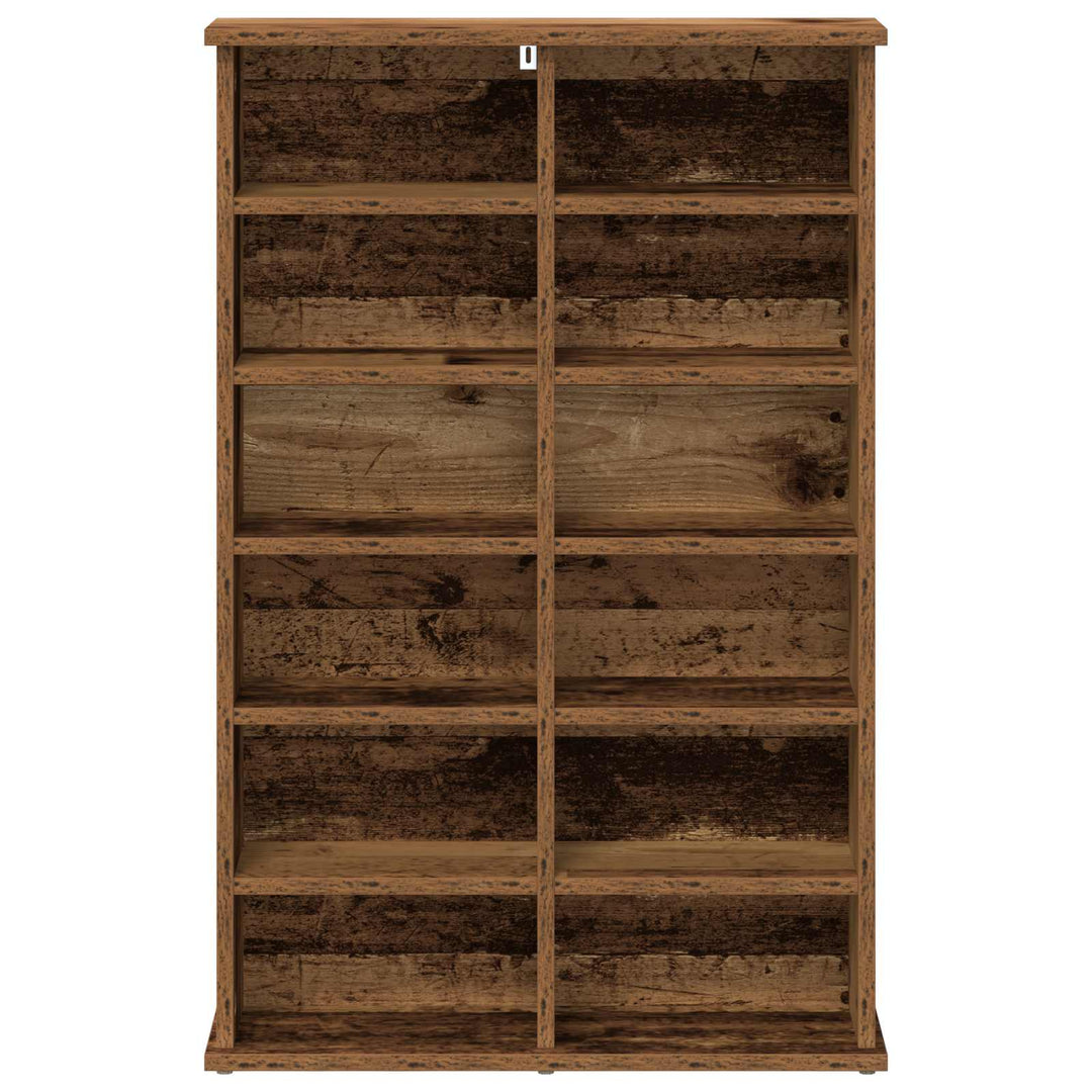 CD Skab Gammelt træ 60 x 17 x 92 cm Konstrueret træ