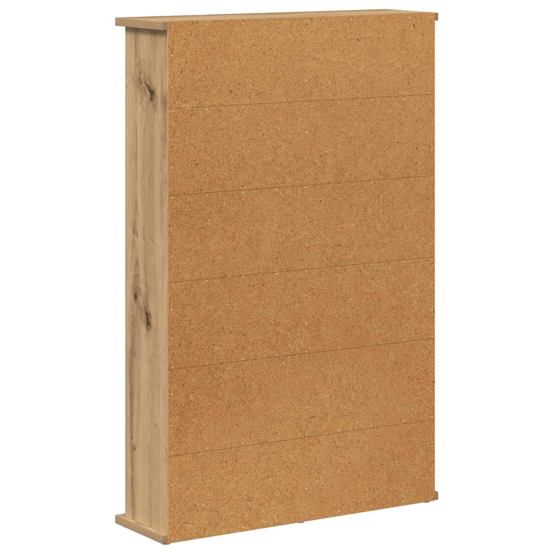 CD Skab Artisan-eg 60 x 17 x 92 cm Konstrueret træ