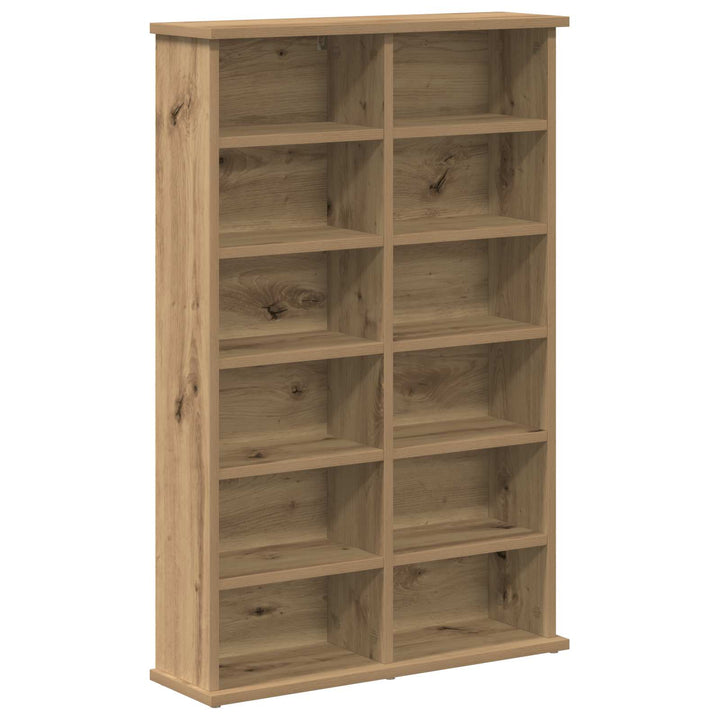 CD Skab 2 stk. Artisan-eg 60 x 17 x 92 cm Konstrueret træ