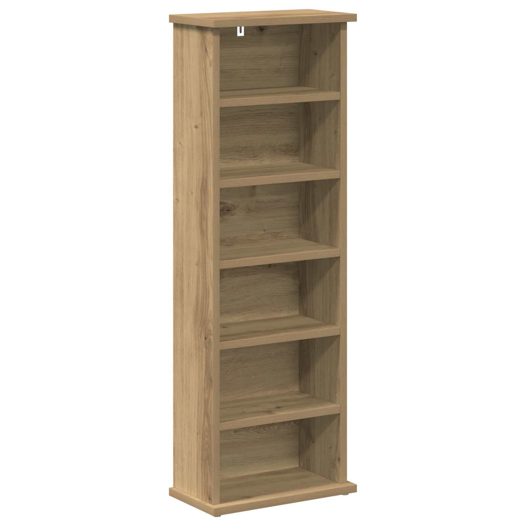 CD Skab Artisan-eg 60 x 17 x 92 cm Konstrueret træ