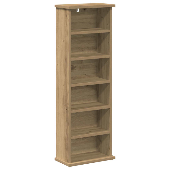CD Skab Artisan-eg 60 x 17 x 92 cm Konstrueret træ