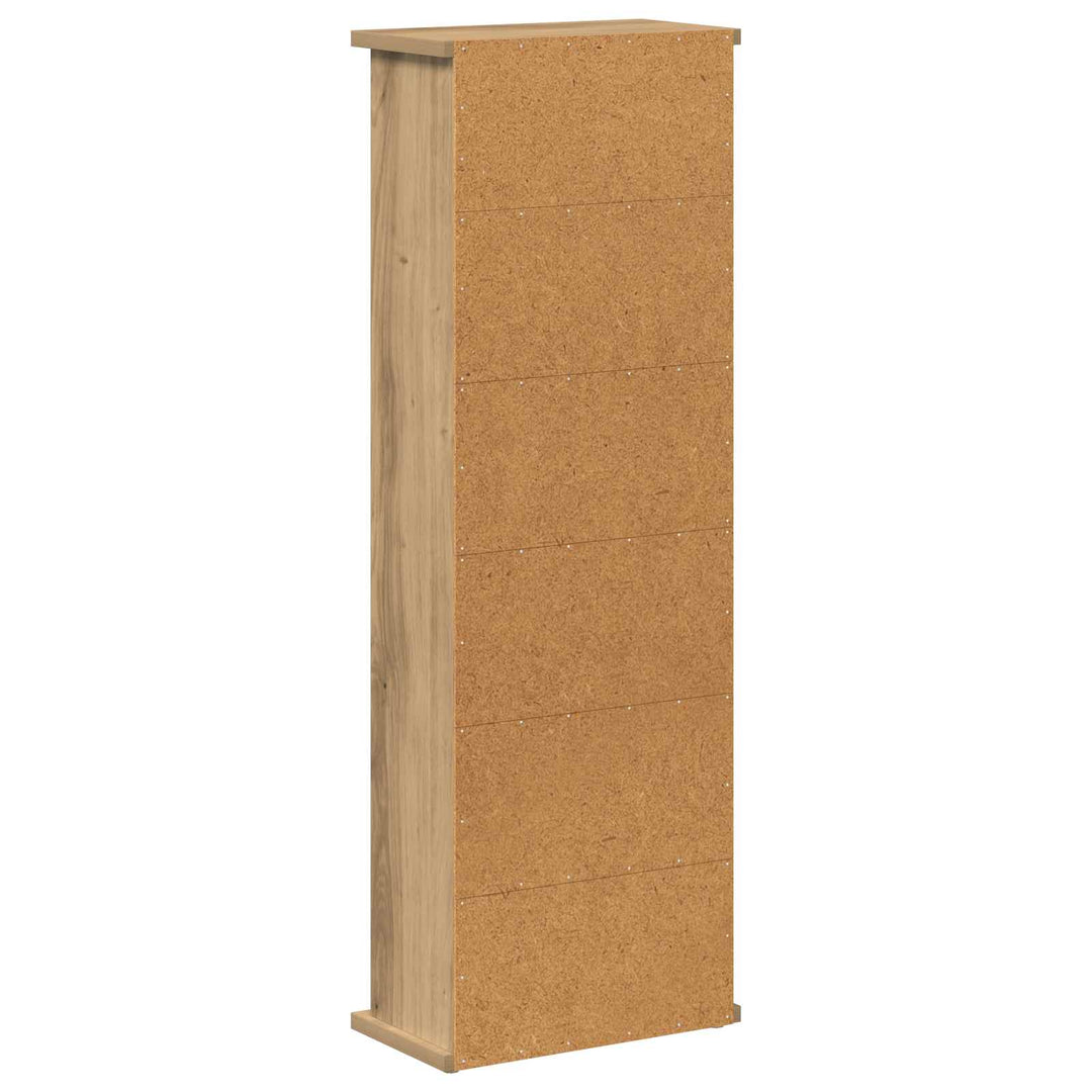 CD Skab Artisan-eg 60 x 17 x 92 cm Konstrueret træ