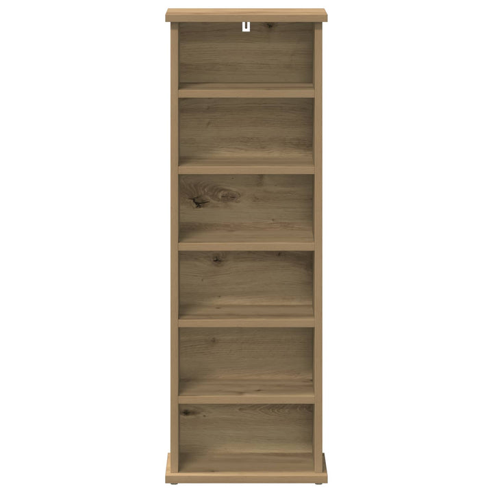 CD Skab Artisan-eg 60 x 17 x 92 cm Konstrueret træ