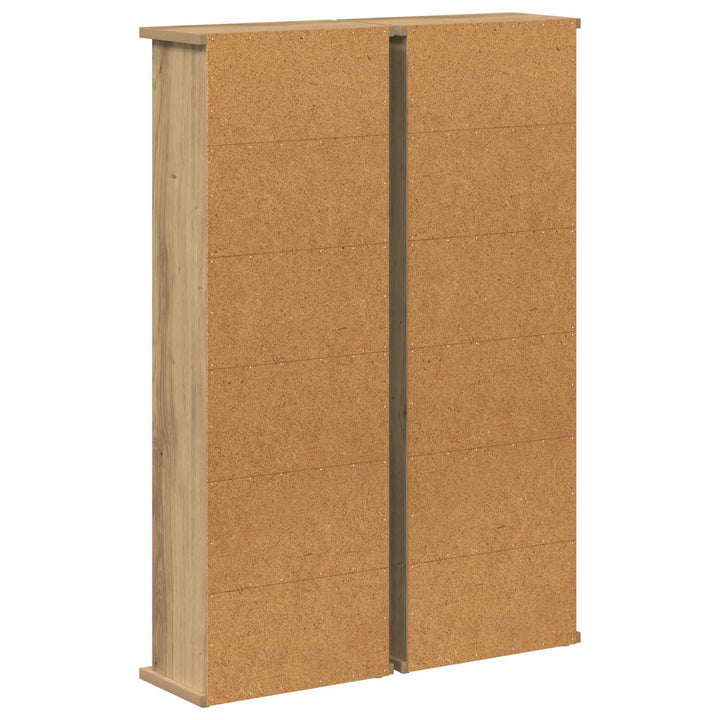 CD Skab 2 stk. Artisan-eg 60 x 17 x 92 cm Konstrueret træ