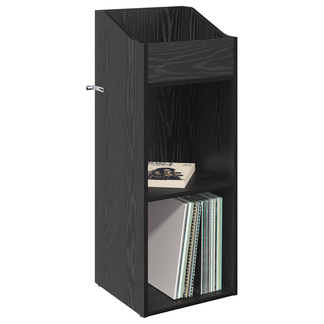 Pladeskab Sort eg 36 x 36 x 95,5 cm Konstrueret træ
