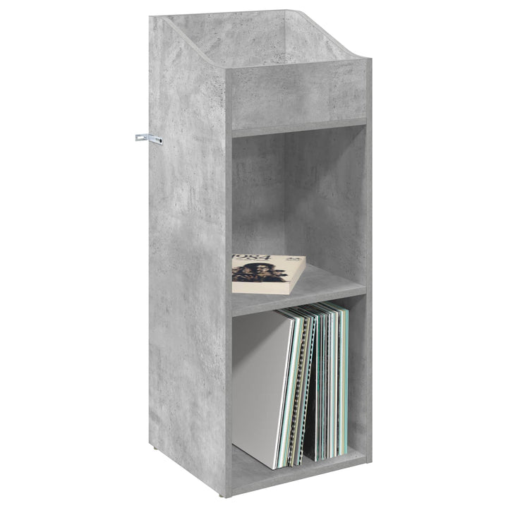 Pladeskab Betongrå 36 x 36 x 95,5 cm Konstrueret træ