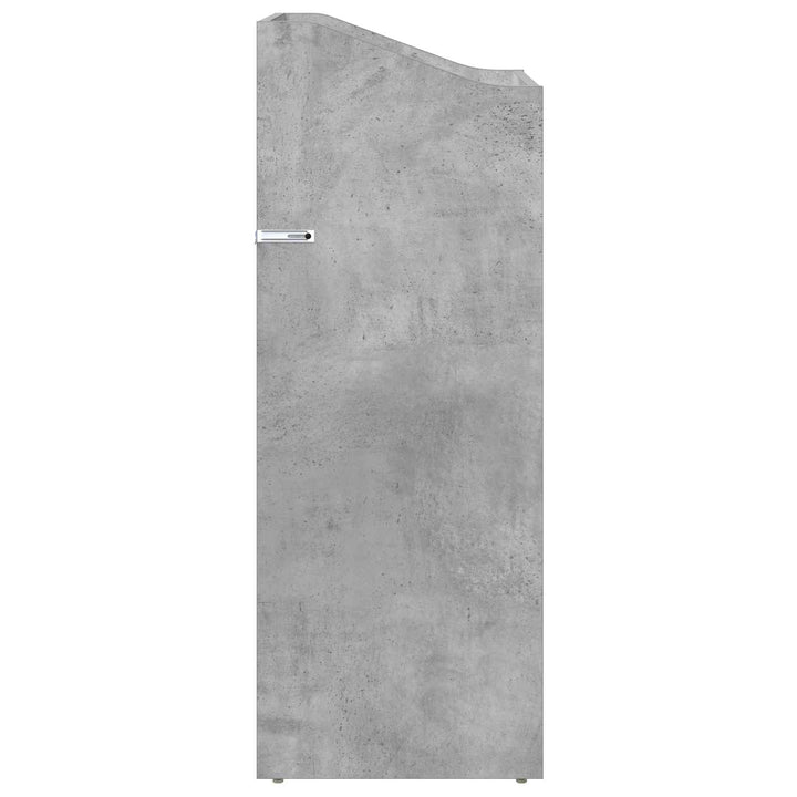 Pladeskab Betongrå 36 x 36 x 95,5 cm Konstrueret træ