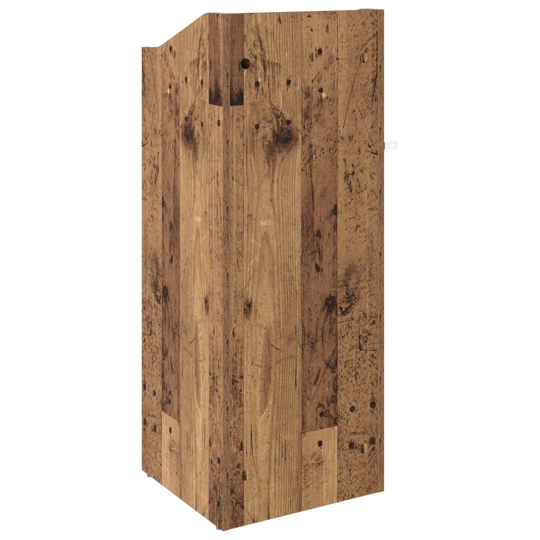Pladeskab Gammelt træ 36 x 36 x 95,5 cm Konstrueret træ